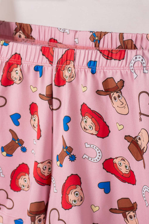 PIJAMA DE TOY STORY CON SHORT MULTICOLOR PARA NIÑA