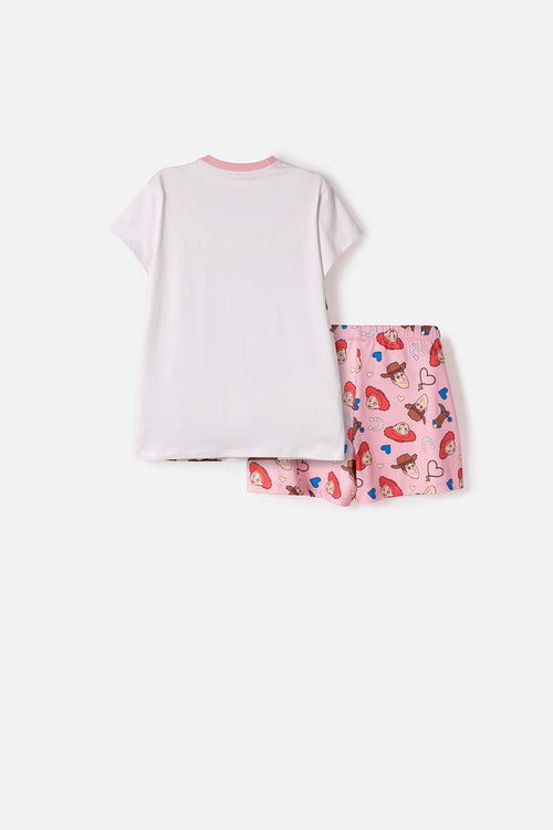 PIJAMA DE TOY STORY CON SHORT MULTICOLOR PARA NIÑA