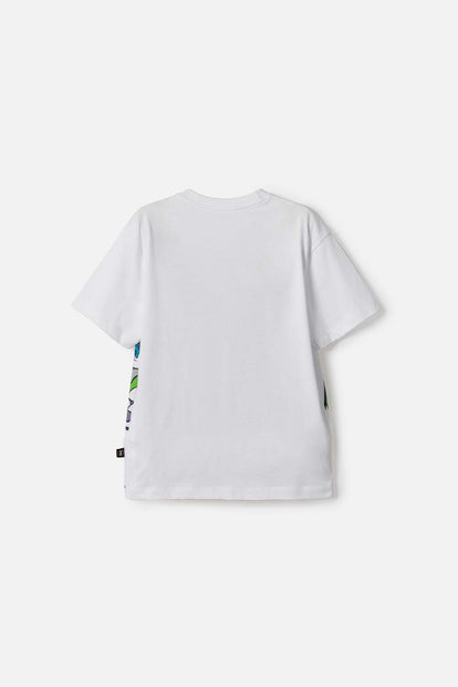 CAMISETA DE TOY STORY MANGA CORTA BLANCO PARA NIÑO