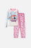 PIJAMA DE STITCH Y CAPYBARA MULTICOLOR PARA NIÑA