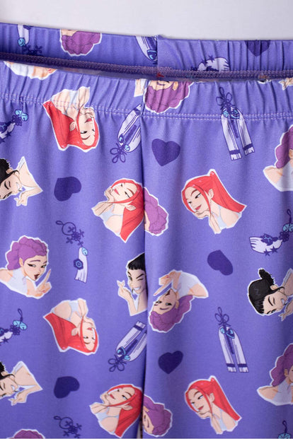 PIJAMA DE K-POP DEMON HUNTERS PANTALÓN LARGO MULTICOLOR PARA NIÑA