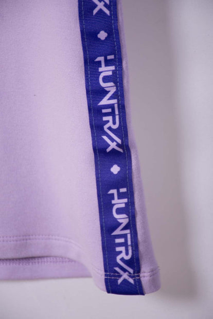 VESTIDO DE K-POP DEMON HUNTER CON CAPUCHA VIOLETA PARA NIÑA