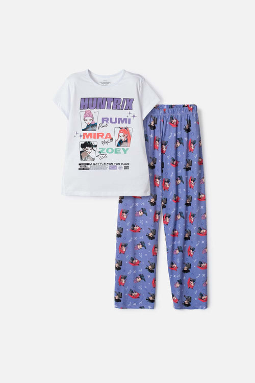 PIJAMA DE K-POP DEMON HUNTERS MULTICOLOR PARA NIÑA