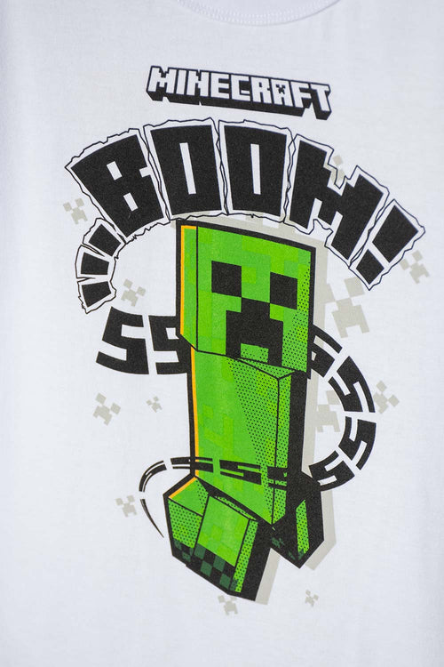 PIJAMA DE MINECRAFT PANTALÓN LARGO MULTICOLOR PARA NIÑO