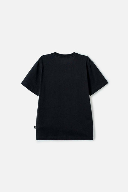 CAMISETA DE SIMPSONS MANGA CORTA NEGRO PARA NIÑO