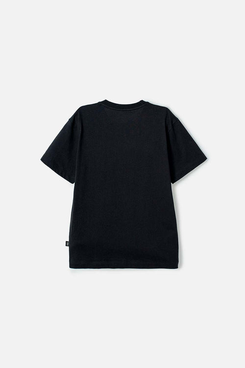 CAMISETA DE SIMPSONS MANGA CORTA NEGRO PARA NIÑO