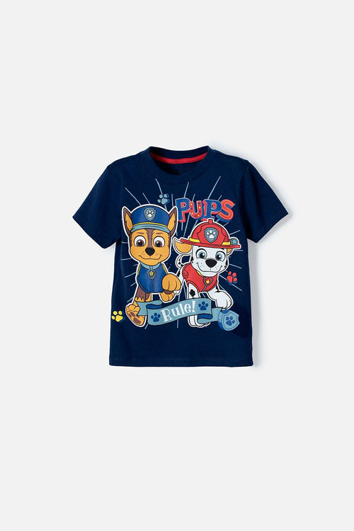 Card slide image -  CAMISETA DE PAW PATROL ESTAMPADA AZUL PARA NIÑO DE 2T A 5T