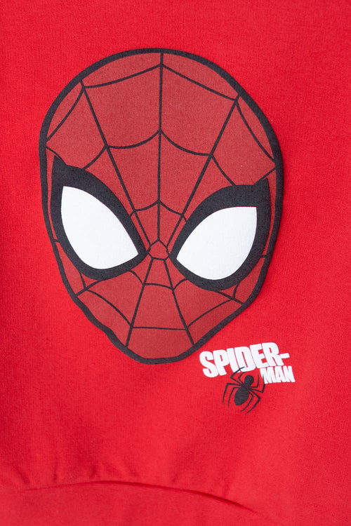 BUZO DE SPIDER-MAN ESTAMPADO ROJO PARA NINO 2T A 5T