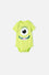 BODY DE MONSTER UNIVERSITY DE MANGA CORTA VERDE PARA BEBÉ NIÑO