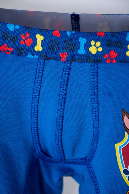 PACK X2 BÓXER DE PAW PATROL ESTAMPADO AZUL PARA NIÑO 2T A 5T