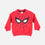 BUZO DE SPIDER MAN ROJO CUELLO REDONDO PARA BEBÉ NIÑO