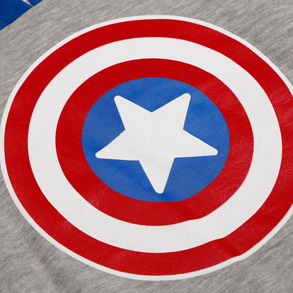 sin fotos BUZO DE MARVEL ESTAMPADO GRIS Y AZUL PARA NIÑO DE 2T A 5T