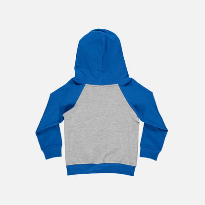 BUZO DE MARVEL ESTAMPADO GRIS Y AZUL PARA NIÑO DE 2T A 5T