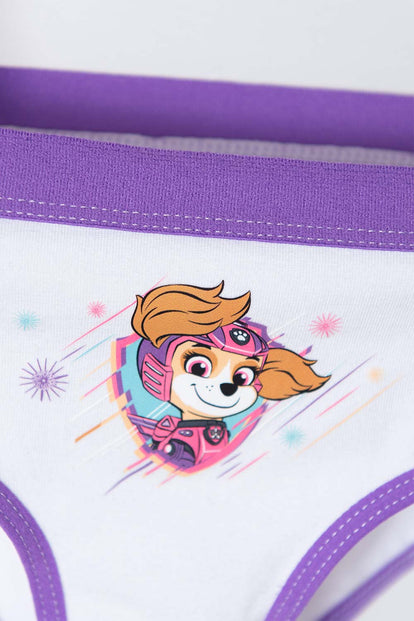  PACK X2 PANTIES PAW PATROL BLANCO Y MORADO PARA NIÑA DE 2T A 5T