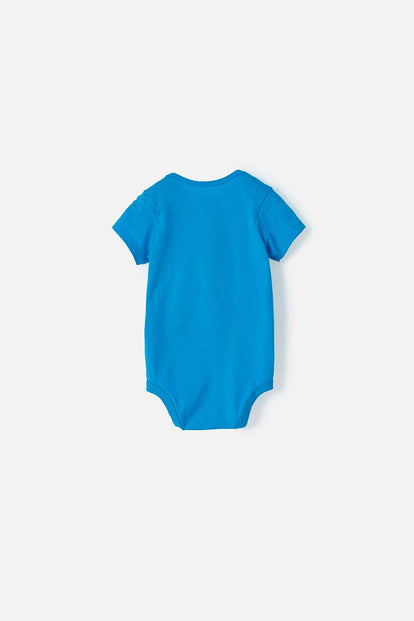 BODY DE PATO DONALD MANGA CORTA AZUL PARA BEBÉ NIÑO