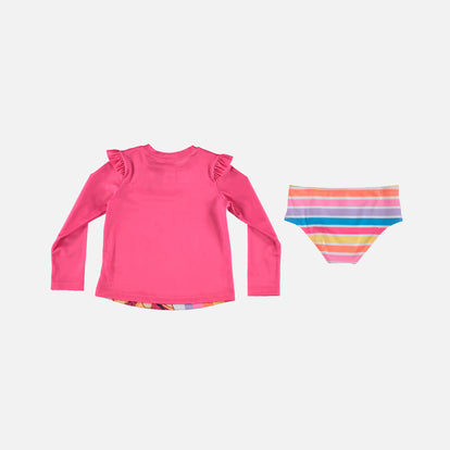 CONJUNTO DE BAÑO DE PAW PATROL MULTICOLOR PARA NIÑA 2T A 5T