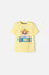 CAMISETA DE PAW PATROL ESTAMPADA AMARILLA PARA NIÑO DE 2T A 5T