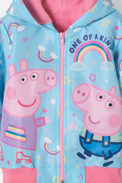Card slide image -  BUZO DE PEPPA PIG CON CIERRE AZUL PARA NIÑA 2T A 5T