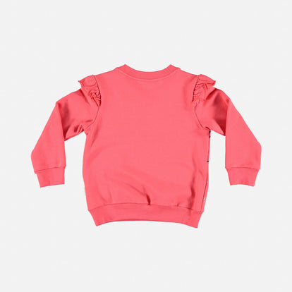 BUZO DE PRINCESAS DE DISNEY CUELLO REDONDO ROSADO PARA NIÑA 2T A 5T