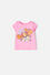CAMISETA DE NIÑA, MANGA CORTA FUCSIA DE PAW PATROL