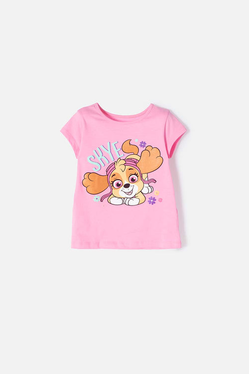 Card slide image -  CAMISETA DE NIÑA, MANGA CORTA FUCSIA DE PAW PATROL