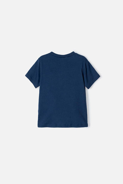 CAMISETA PAW PATROL MANGA CORTA AZUL PARA NIÑO 2T A 5T