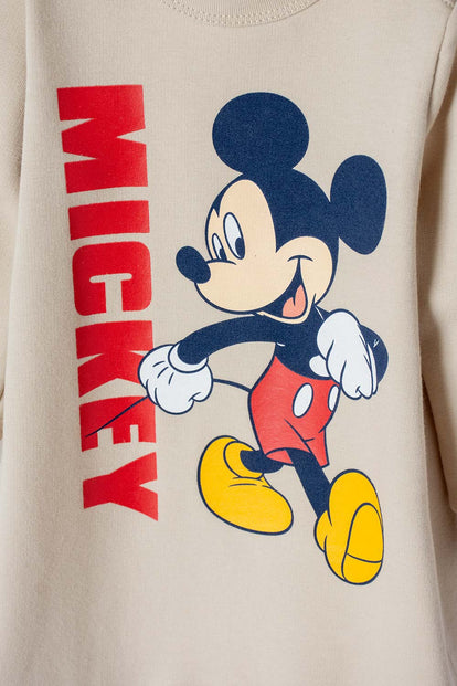 PIJAMA DE MICKEY MOUSE CAKI PARA BEBÉ NIÑO
