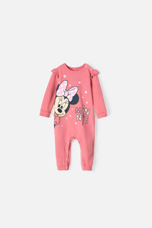 Card slide image -  PIJAMA DE MINNIE MOUSE TIPO MAMELUCO ROSADA PARA BEBÉ NIÑA