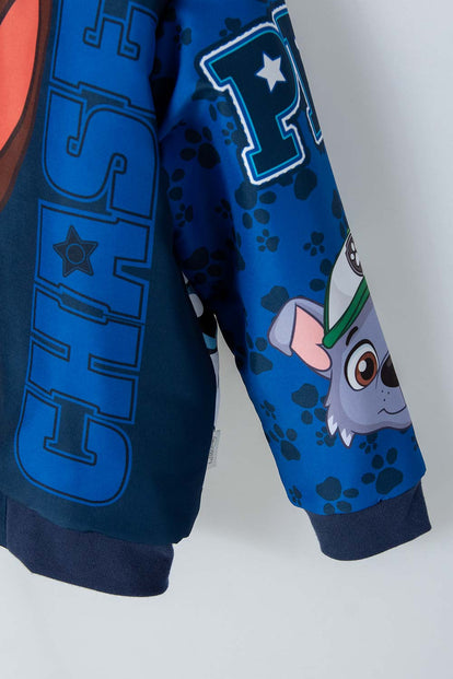CHAQUETA DE PAW PATROL ESTAMPADA AZUL PARA NIÑO DE 2T A 5T