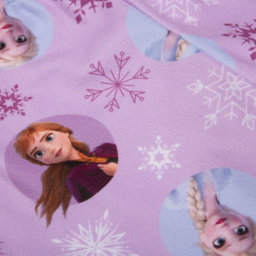 PIJAMA DE FROZEN CON PANTALÓN LARGO LILA PARA NIÑA 2T A 5T