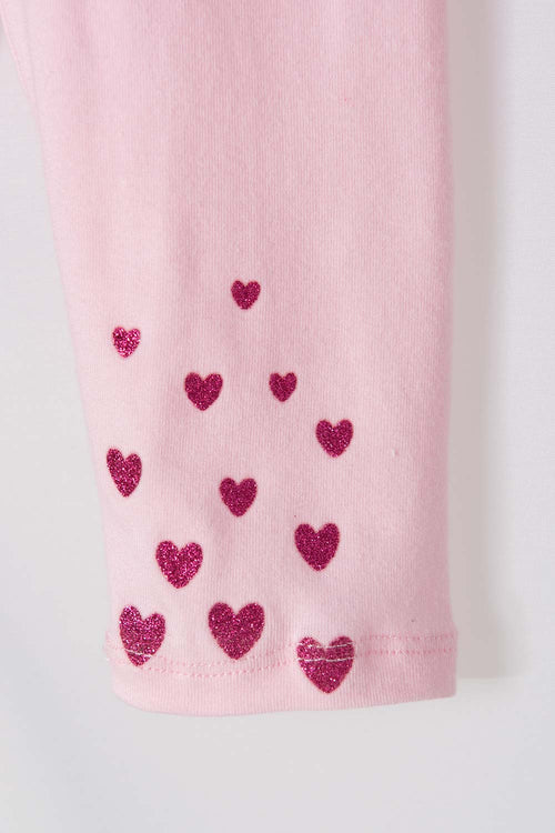 Card slide image -  CONJUNTO DE MINNIE MOUSE MANGA LARGA MARFIL Y ROSADO PARA BEBÉ NIÑA