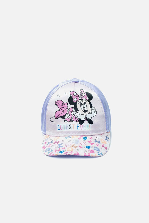 Card slide image -  GORRA DE MINNIE MOUSE ROSADA Y LILA PARA NIÑA