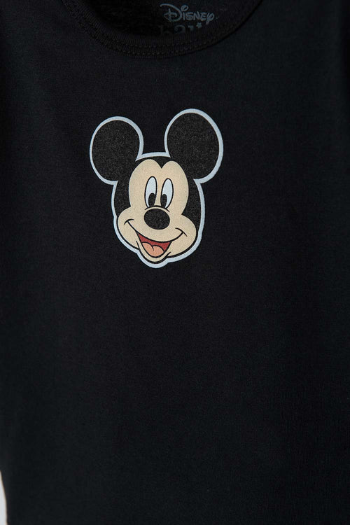 Card slide image -  CONJUNTO DE MICKEY MOUSE X3 PRENDAS NEGRO PARA BEBÉ NIÑO