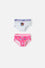 PACK X2 PANTIES DE NIÑA, BLANCO/FUCSIA DE ENCANTO DISNEY