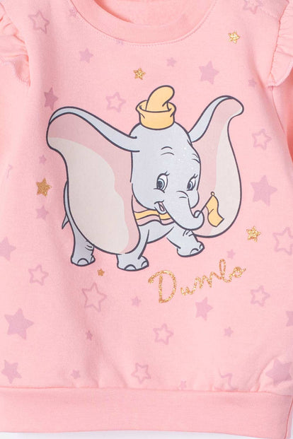BUZO DE DUMBO CON BOLERO MANDARINA PARA BEBÉ NIÑA