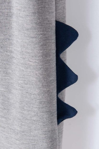 CONJUNTO LITTTLEMIC CON PANTALÓN BLANCO Y GRIS PARA BEBÉ NIÑO