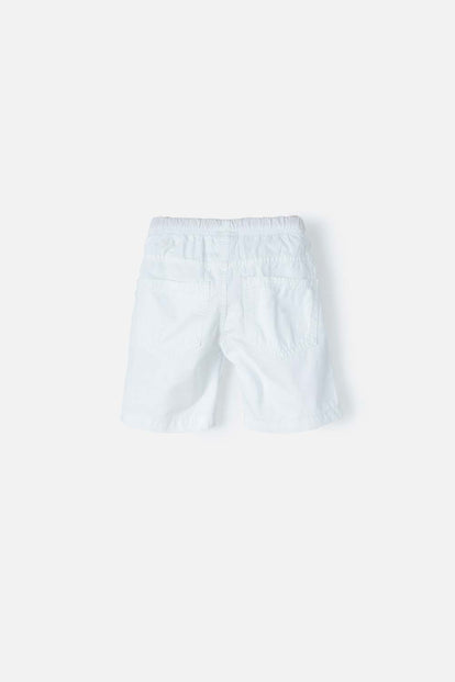 BERMUDA DE LITTLEMIC BLANCA PARA NIÑO