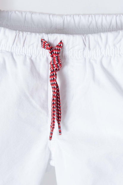  BERMUDA DE LITTLEMIC BLANCA PARA NIÑO