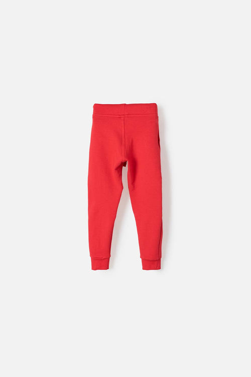 Card slide image -  JOGGER DE LITTLEMIC  CON CORDÓN ROJO PARA NIÑO 2T A 5T