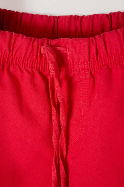 BERMUDA DE LITTLEMIC CON CORDÓN ROJO PARA NIÑO 2T A 5T