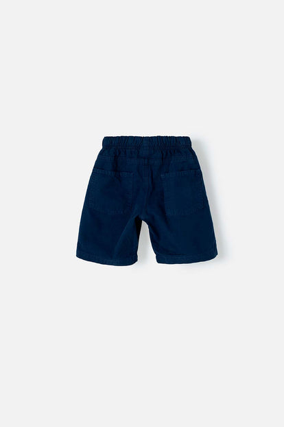 BERMUDA DE LITTLEMIC CON CORDÓN AZUL PARA NIÑO 2T A 5T