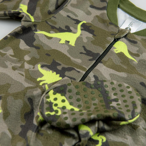 PIJAMA DE BEBÉ NIÑO, MANGA LARGA, CAMUFLADO DE LITTLEMIC.