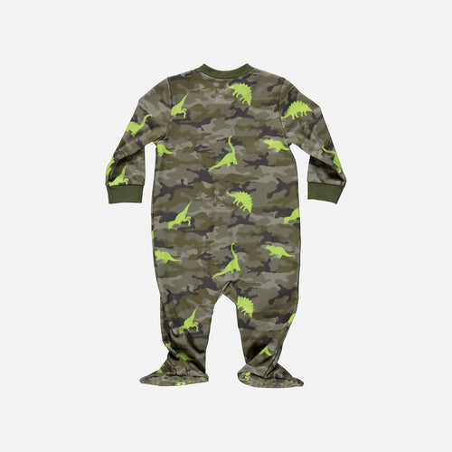 PIJAMA DE BEBÉ NIÑO, MANGA LARGA, CAMUFLADO DE LITTLEMIC.