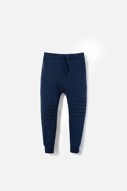 Card slide image -  JOGGER MIC AJUSTABLE EN CINTURA AZUL OSCURO PARA NIÑO