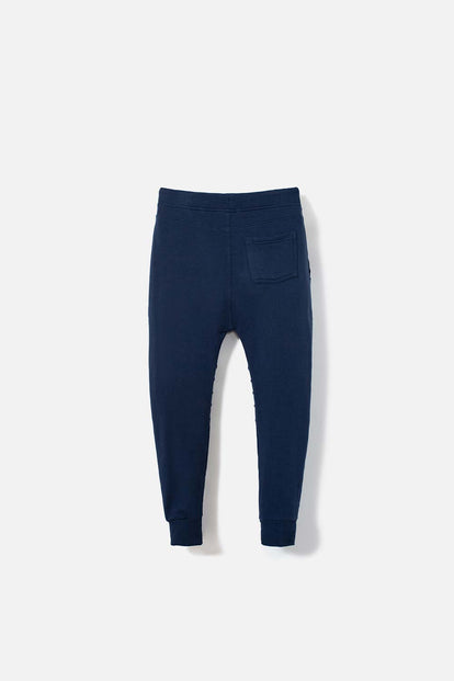 JOGGER MIC AJUSTABLE EN CINTURA AZUL OSCURO PARA NIÑO