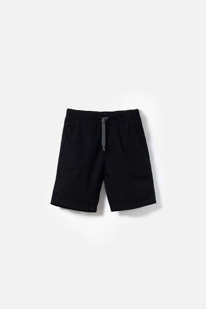 BERMUDA DE MIC CON CORDÓN GRIS PARA NIÑO