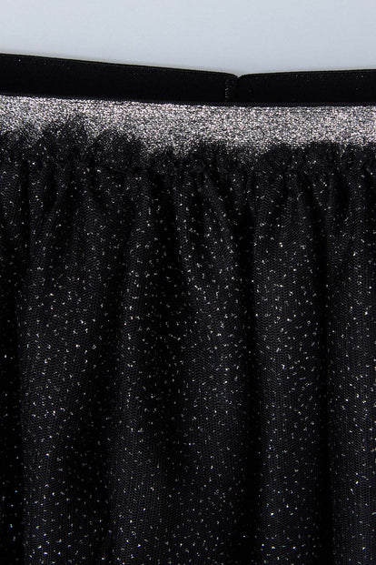 FALDA DE MIC CON TUTÚ NEGRA PARA NIÑA