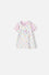 VESTIDO LITTLEMIC ESTAMPADO MULTICOLOR PARA NIÑA DE 2T A 5T