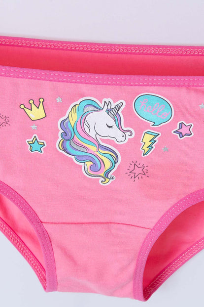 DÚO DE PANTYS MIC ESTAMPADOS BLANCO Y ROSADO PARA NIÑA