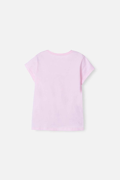 CAMISETA MIC ESTAMPADA PALO DE ROSA PARA NIÑA